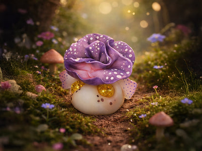 Flora - Handcrafted Mushroom Creature