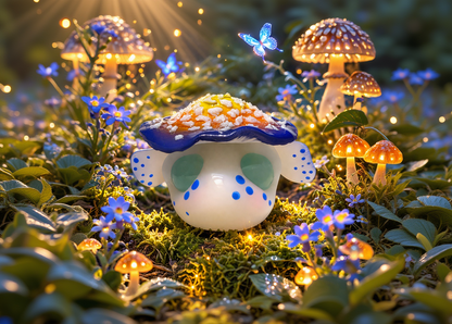 Lumy - Créature Champignon Artisanale