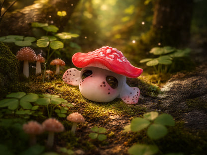 Rosalya - Handmade Mushroom Creature